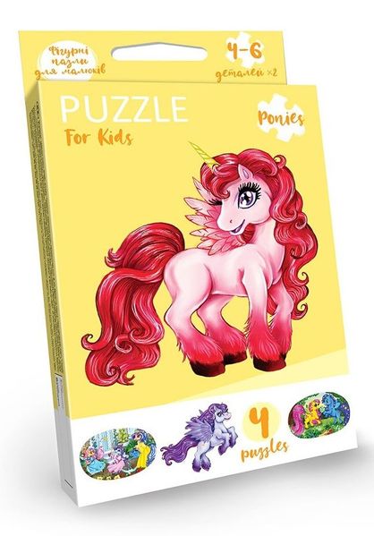 Puzzle для малюків (4 пазли), Danko Toys, PFK-10 PFK-10 фото