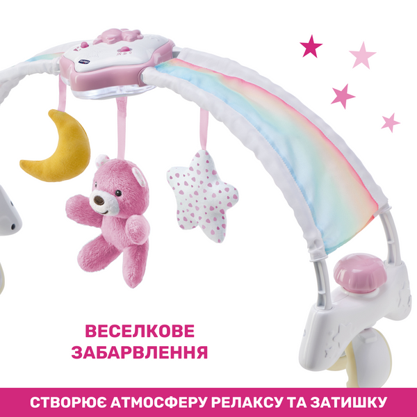 Іграшка-нічник на ліжечко "Веселкове сяйво", Chicco 10473.10 10473.10 фото