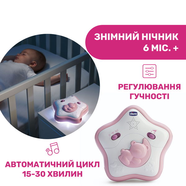 Іграшка-нічник на ліжечко "Веселкове сяйво", Chicco 10473.10 10473.10 фото