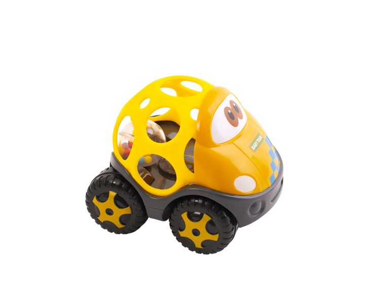 Іграшка-брязкальце "Машинка" (жовтий кузов), Baby Team, 8406 8406d фото
