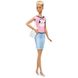 Лялька Barbie Модниця з набором одягу висока "Шкіра і оборки", DTD96/DTF07 DTF07 фото 3