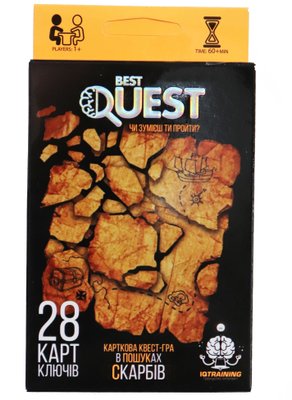 Карткова гра «Best Quest В пошуках скарбів», Danko Toys, BQ-01-03U BQ-01-03U фото