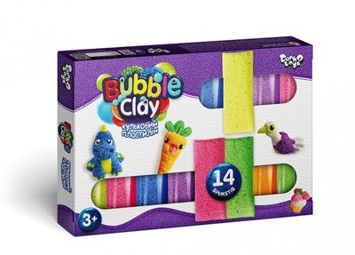 Пластилін кульковий "Bubble clay" 14 відтінків, Danko Toys, BBC-05-01U BBC-05-01U фото
