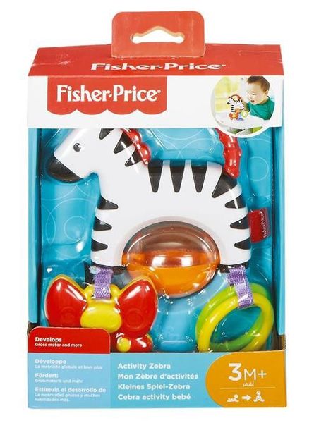 Розвиваюча іграшка на присосці Зебра, Fisher Price, FGJ11 FGJ11 фото