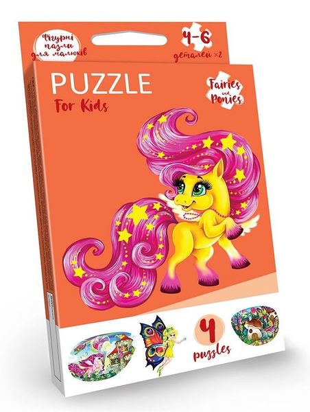 Puzzle для малюків (4 пазли), Danko Toys, PFK-12 PFK-12 фото