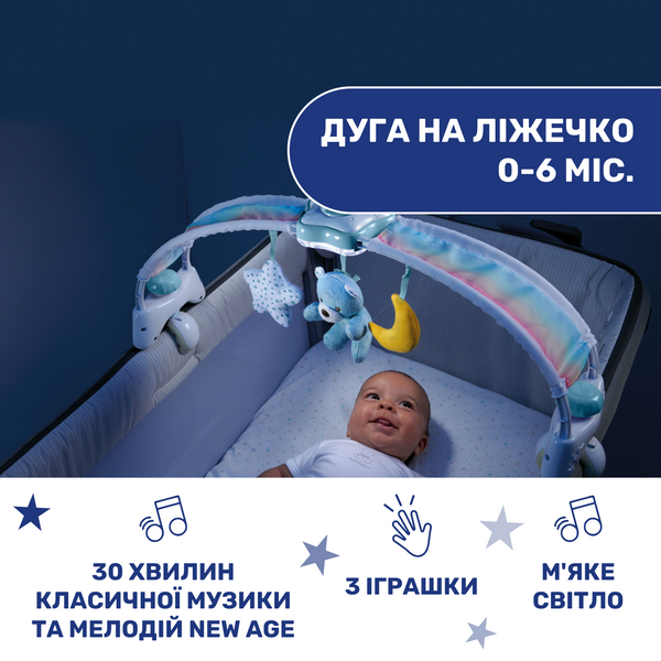 Іграшка-нічник на ліжечко "Веселкове сяйво", Chicco 10473.20 10473.20 фото