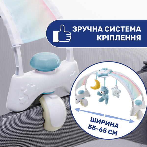 Іграшка-нічник на ліжечко "Веселкове сяйво", Chicco 10473.20 10473.20 фото