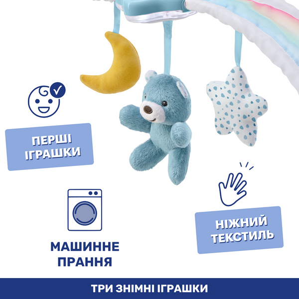 Іграшка-нічник на ліжечко "Веселкове сяйво", Chicco 10473.20 10473.20 фото