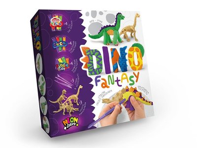 Набір креативної творчості "Dino Fantasy", Danko Toys, DF-01-01U DF-01-01U фото