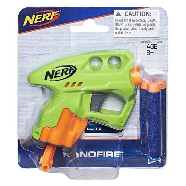 Бластер Nerf NanoFire зелений, Hasbro, E0121/E0708 E0708 фото