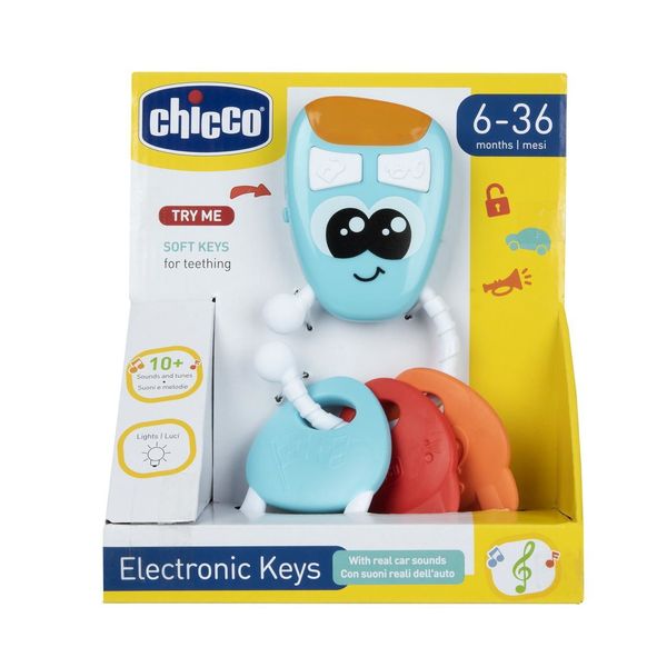 Брязкальце музичне "Електронні ключі", Chicco 11163.00 11163.00 фото