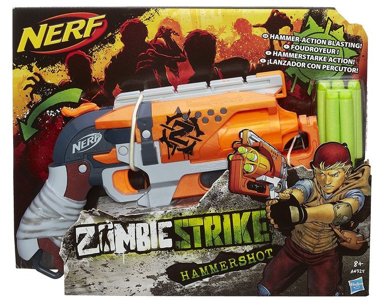 Бластер Hasbro Nerf Zombie Strike Hammershot A4325 A4325 фото