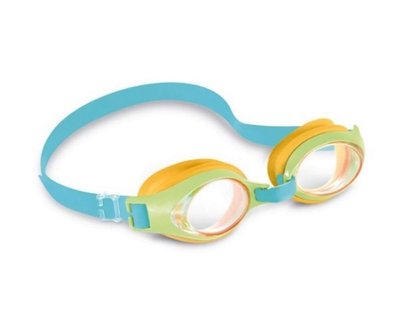 Дитячі окуляри для плавання помаранчеві 3-8 років, INTEX 55611 55611 фото