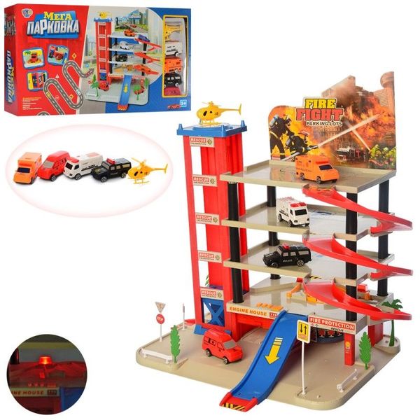 Ігровий набір "Мега парковка" 5 поверхів і 5 машинок, Limo Toy, 0845 0845 фото