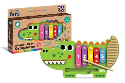 Дерев'яний ксилофон Крокодил, Kids Hits KH20/018 KH20/018 фото