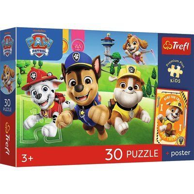 Пазли PAW Patrol Поспішають на допомогу 30 ел., Trefl 18346 18346 фото