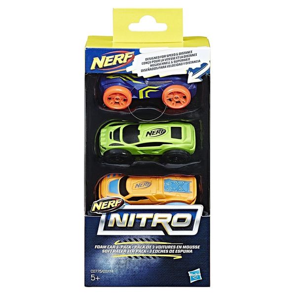 Nerf Nitro- дозаправка, комплект 3 машинок, Hasbro С0775 / С0774 С0775 фото