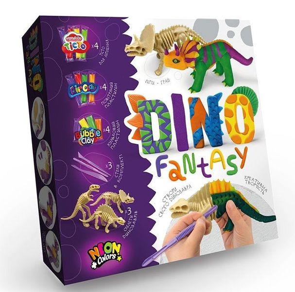 Набір креативної творчості "Dino Fantasy", Danko Toys, DF-01-02U DF-01-02U фото