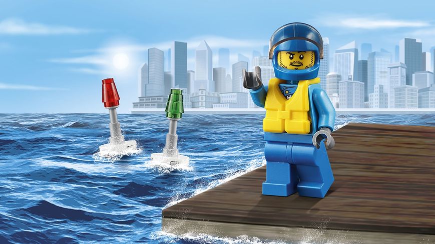 Конструктор LEGO CITY Гоночний катер, 60114 60114 фото