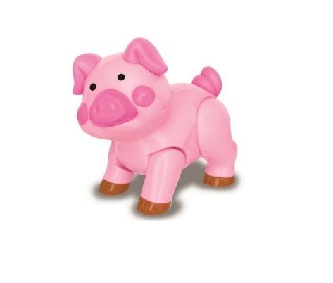 Іграшка Свинка (звук тріскачки) серія Домашні тварини, Kiddieland, 056945  056945 фото