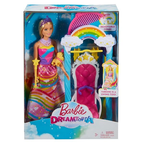Лялька з гойдалкою для принцеси Barbie Dreamtopia, Mattel, FJD06 FJD06 фото