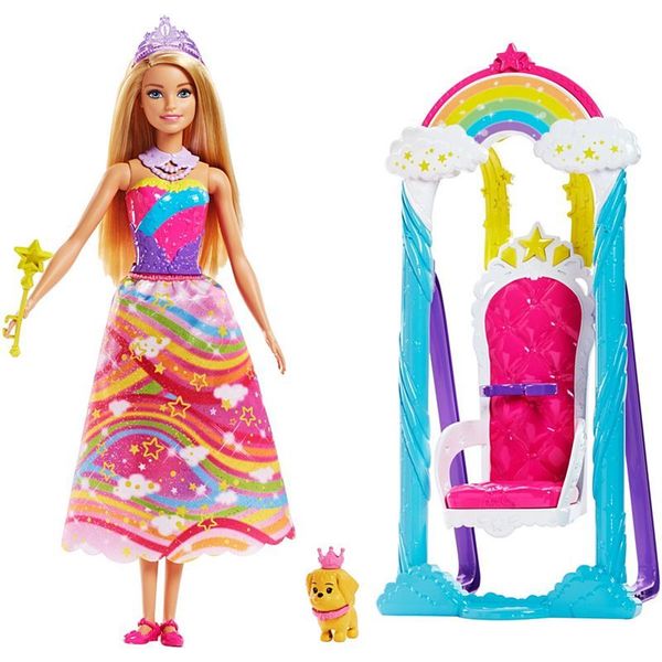 Лялька з гойдалкою для принцеси Barbie Dreamtopia, Mattel, FJD06 FJD06 фото