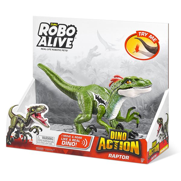 Інтерактивна іграшка серії "Dino Action" - РАПТОР, ROBO ALIVE 7172 7172 фото