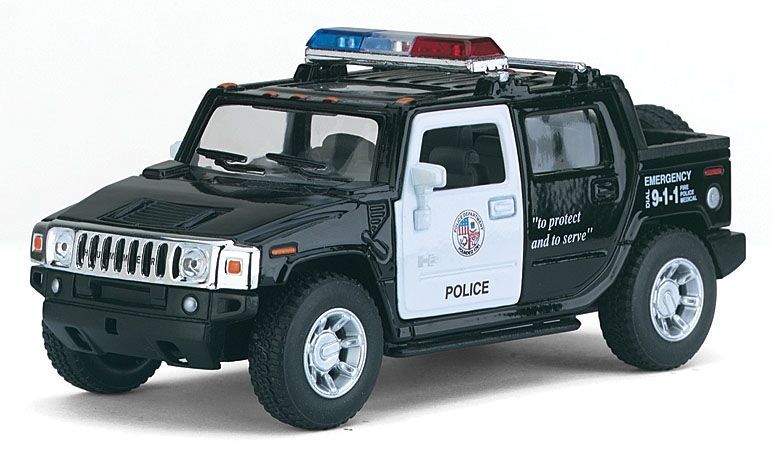 Модель Kinsmart 2005 Hummer H2 SUT (Police), KT5097WP  KT5097WP фото