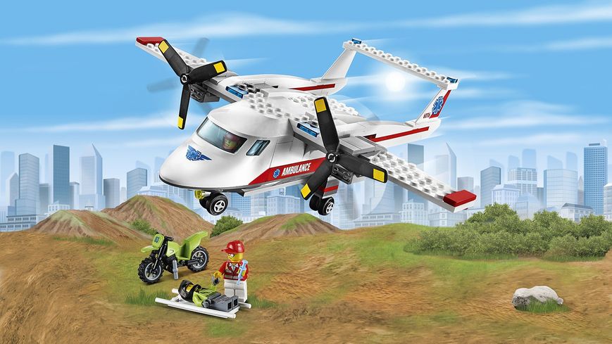 Конструктор LEGO CITY Літак швидкої допомоги, 60116 60116 фото