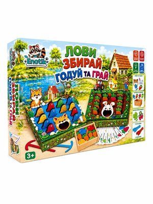 Розвиваюча гра Лови, збирай, годуй та грай, Enotik 3-060 3-060 фото