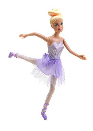 Лялька балерина в фіолетовій сукні, Defa, 8252 8252d фото