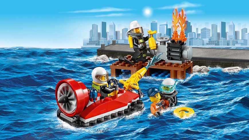 Конструктор LEGO CITY Набір для початківців "Пожежна охорона", 60106 60106 фото