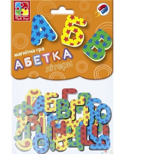 Магнітна гра "Абетка", Vladi Toys, VT5900-02 VT5900-02 фото