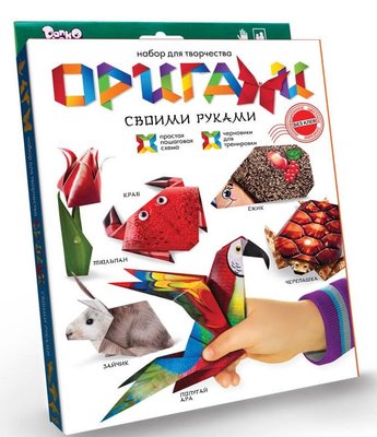 Набір креативної творчості "Орігамі", Danko Toys, Op-01-05 Op-01-05 фото