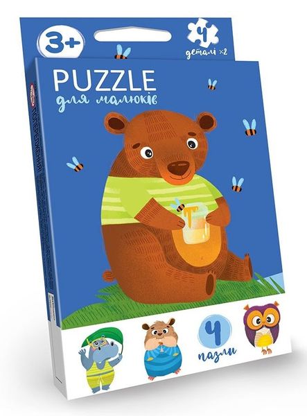 Puzzle для малюків (4 пазли), Danko Toys, PFK-02U PFK-02U фото