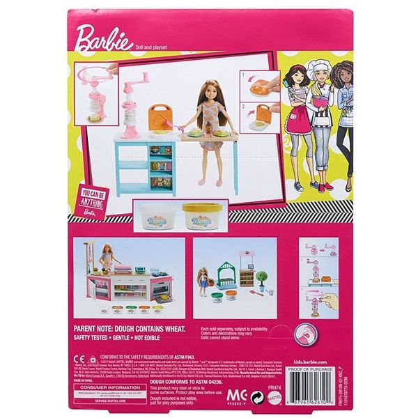 Ігровий набір з пластиліном Barbie "Сніданок Стейсі", FRH74 FRH74 фото