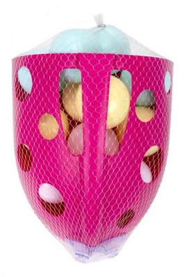 Органайзер для ванни з набором кульок, рожевий, ТехноК, 7778 7778 фото