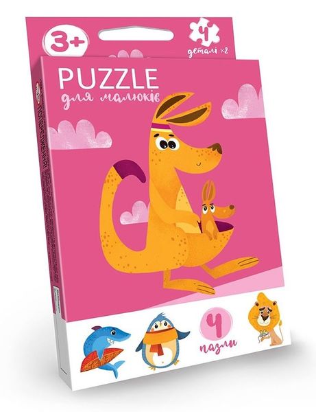 Puzzle для малюків (4 пазли), Danko Toys, PFK-03U PFK-03U фото