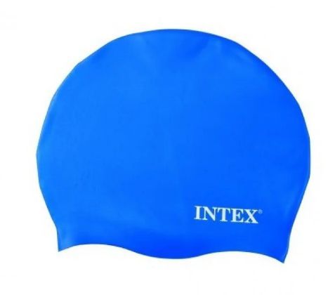 Шапочка для плавання синя 8+, Intex, 55991 55991 фото