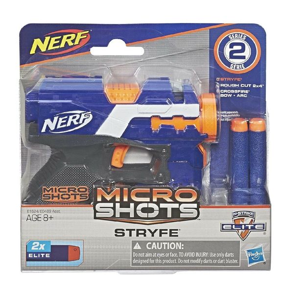 Бластер Nerf MicroShots Stryfe, Hasbro, E1624 E1624 фото