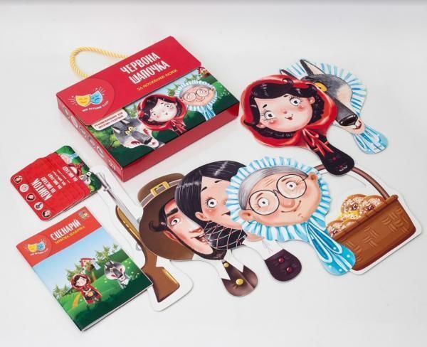 Настільна гра "Мій перший театр. Червона шапочка" (Укр), Vladi Toys, VT1804-21 VT1804-21 фото