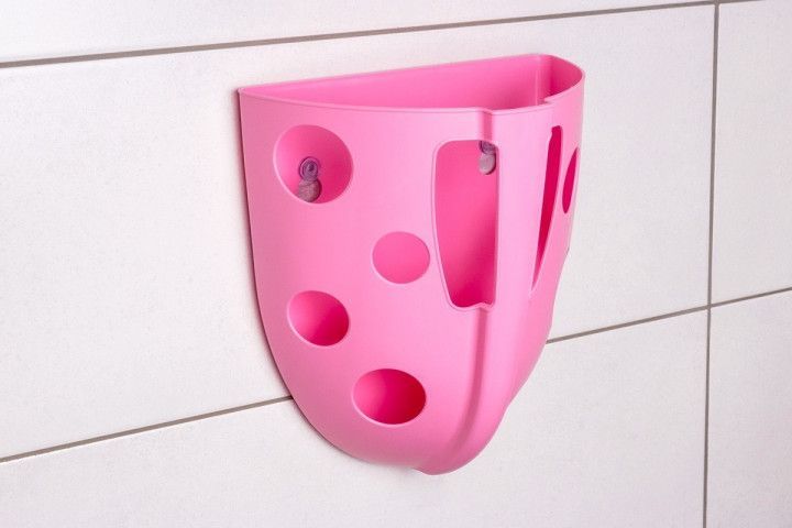 Органайзер для ванни з набором кульок, рожевий, ТехноК, 7778 7778 фото