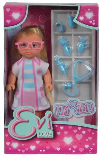 Лялька Еві "Моя робота. Лікар", 12 см, 5733042 5733042-1 фото