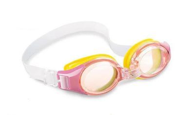 Дитячі окуляри для плавання рожеві 3-8 років, Intex, 55601 55601d2 фото