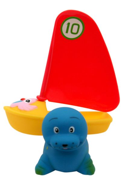 Набір іграшок для ванни "Веселий серфер" тюлень, Baby Team, 9007 9007 фото