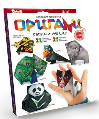 Набір креативної творчості "Орігамі", Danko Toys, Op-01-04 Op-01-04 фото