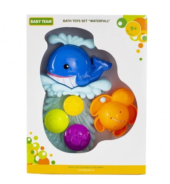 Набір іграшок для ванни "Водоспад", Baby Team, 9025 9025 фото