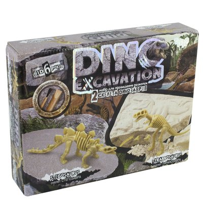 Набір для проведення розкопок "Dino Paleontology" малий, Danko Toys, DEX-01-06 DEX-01-06 фото