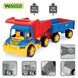 Wader Велика іграшкова вантажівка Гігант + візок, 65100 65100 фото 2