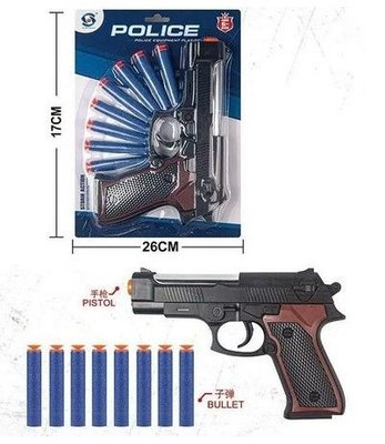 Іграшковий пістолет на поролонових кулях із присосками HSY 180 HSY 180 фото